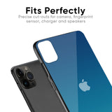 Celestial Blue Glass Case For iPhone X