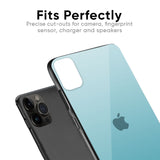 Arctic Blue Glass Case For iPhone X