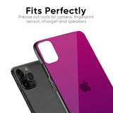 Magenta Gradient Glass Case For iPhone 13 Pro Max