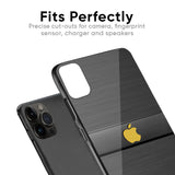 Grey Metallic Glass Case For iPhone X