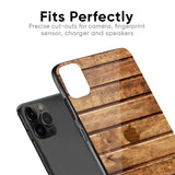 Wooden Planks Glass Case for iPhone SE 2022