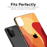 Magma Color Pattern Glass Case for iPhone 12 mini