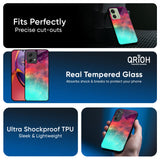 Colorful Aura Glass Case for Motorola Edge 30 Ultra