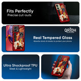 Gryffindor Glass Case for Motorola Edge 30