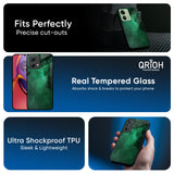 Emerald Firefly Glass Case For Motorola Edge 30 Ultra