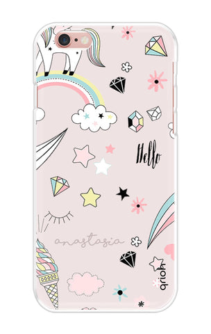 Unicorn Doodle iPhone 6 Back Cover