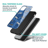 Blue Cheetah Glass Case for Samsung Galaxy A30s