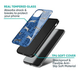 Blue Cheetah Glass Case for OnePlus 7