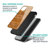 Timberwood Glass Case for Realme C21Y