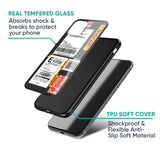 Cool Barcode Label Glass Case For Samsung Galaxy M42