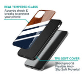 Bold Stripes Glass Case for Redmi Note 11 SE