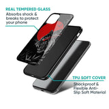 Red Moon Tiger Glass Case for Vivo V29e 5G