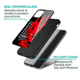 Red Vegeta Glass Case for Samsung Galaxy A50s