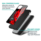 Red Vegeta Glass Case for Samsung Galaxy M31s