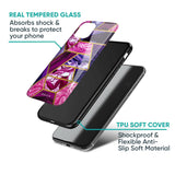 Electroplated Geometric Marble Glass Case for Oppo Reno 3 Pro