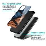 Wooden Tiles Glass Case for Oppo F21s Pro 5G