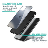 Space Grey Gradient Glass Case for iPhone XR