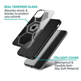 Hexagon Style Glass Case For iPhone 15 Pro Max
