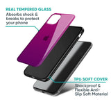 Magenta Gradient Glass Case For iPhone XS