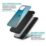 Sea Theme Gradient Glass Case for iPhone XS