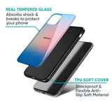 Blue & Pink Ombre Glass case for Realme C31