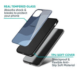 Navy Blue Ombre Glass Case for Samsung Galaxy S10E