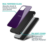 Dark Purple Glass Case for Samsung Galaxy A30s