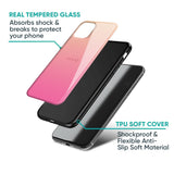 Pastel Pink Gradient Glass Case For Vivo X90 5G