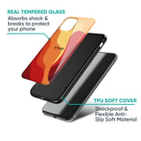 Magma Color Pattern Glass Case for Vivo V29e 5G