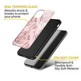 Shimmer Roses Glass case for Oppo A58 5G