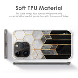 Hexagonal Pattern Soft Cover for iPhone 13 mini