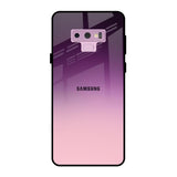 Purple Gradient Samsung Galaxy Note 9 Glass Back Cover Online