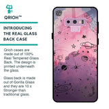 Space Doodles Glass Case for Samsung Galaxy Note 9