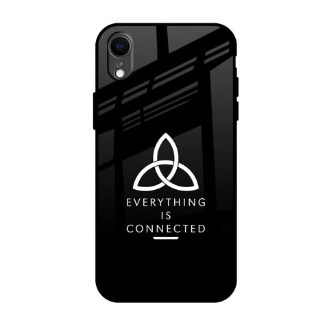 Everything Is Connected iPhone XR Glass Back Cover Online