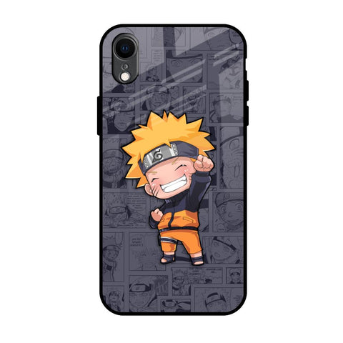 Orange Chubby iPhone XR Glass Back Cover Online
