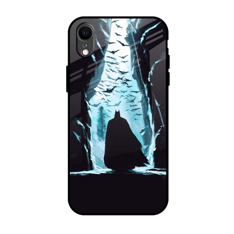 Dark Man In Cave iPhone XR Glass Back Cover Online
