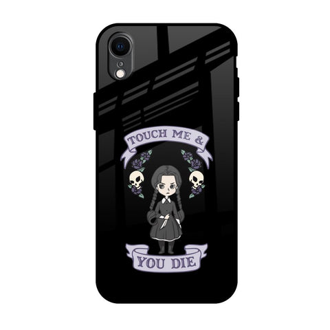 Touch Me & You Die iPhone XR Glass Back Cover Online