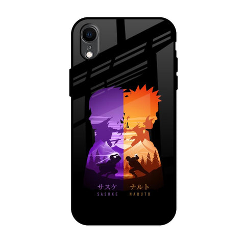 Minimalist Anime iPhone XR Glass Back Cover Online