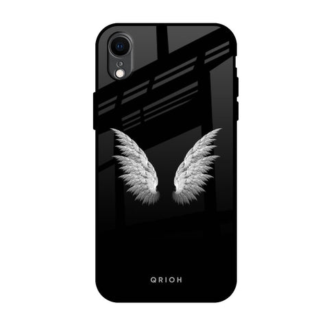 White Angel Wings iPhone XR Glass Back Cover Online