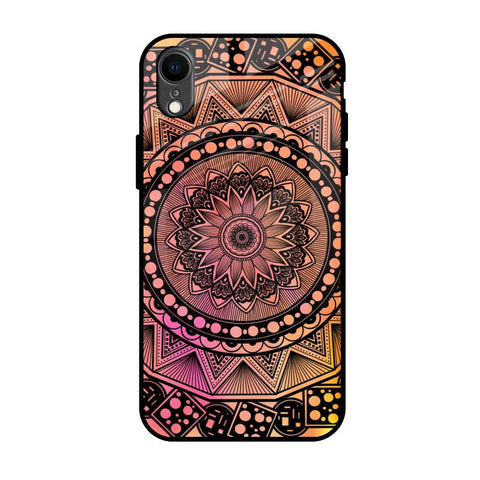 Floral Mandala iPhone XR Glass Back Cover Online
