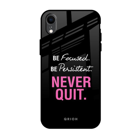 Be Focused iPhone XR Glass Back Cover Online