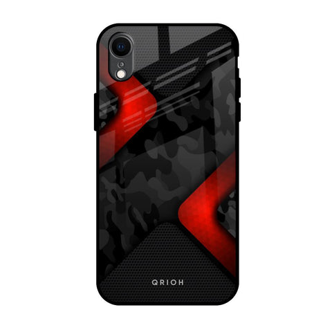 Modern Camo Abstract iPhone XR Glass Back Cover Online