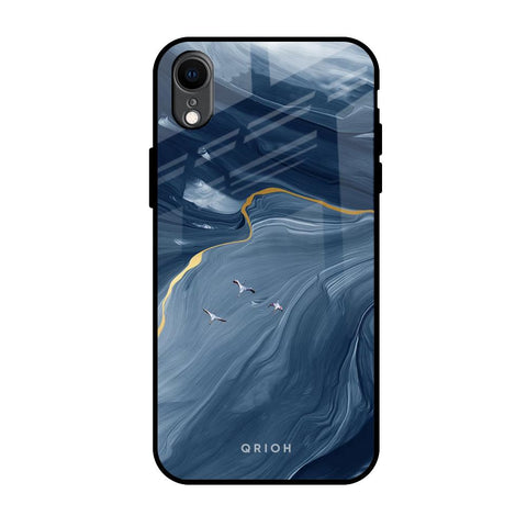 Deep Ocean Marble iPhone XR Glass Back Cover Online