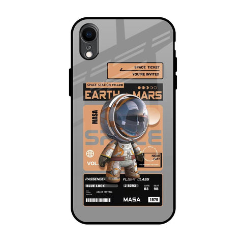 Space Ticket iPhone XR Glass Back Cover Online