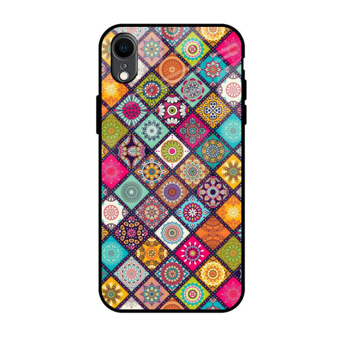 Multicolor Mandala iPhone XR Glass Back Cover Online