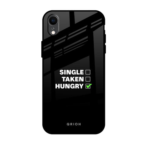 Hungry iPhone XR Glass Back Cover Online