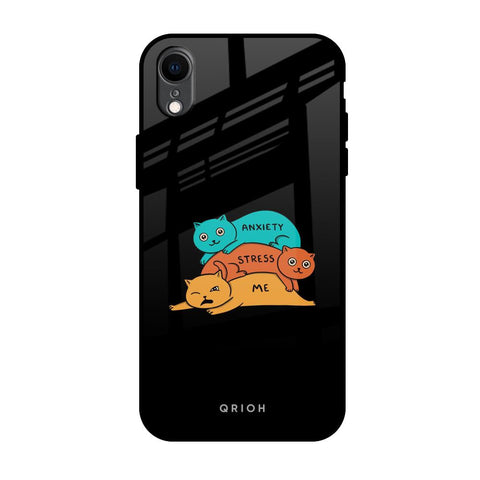 Anxiety Stress iPhone XR Glass Back Cover Online