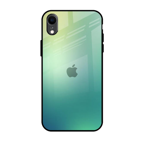 Dusty Green iPhone XR Glass Back Cover Online