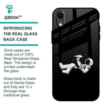Space Traveller Glass Case for iPhone XR