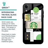 Coffee Latte Glass Case for iPhone XR